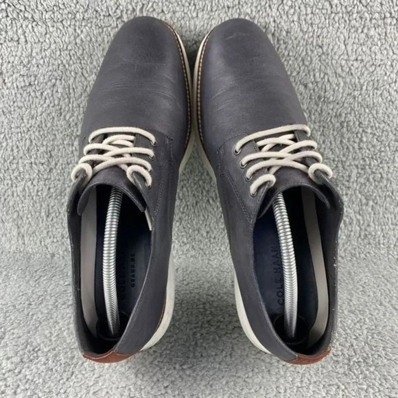 Cole haan original Classic Grand Plain Oxford Shoes Mens 11 M Navy‎ Lace Up main image 9